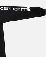 [CARHARTT] LOGO Long Sleeve T-shirt _ BLACK (K231-BLK) - コクモト KOCUMOTO