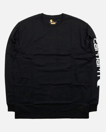 [CARHARTT] LOGO Long Sleeve T-shirt _ BLACK (K231-BLK) - コクモト KOCUMOTO