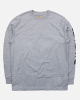 [CARHARTT] LOGO Long Sleeve T-shirt _ GRAY (K231-HGY) - コクモト KOCUMOTO