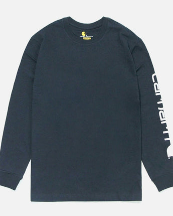 [CARHARTT] LOGO Long Sleeve T-shirt _ NAVY (K231-NVY) - コクモト KOCUMOTO