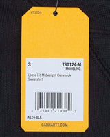 [CARHARTT] Loose Fit Midweight Crewneck Sweatshirt _ BLACK (K124-BLK) - コクモト KOCUMOTO