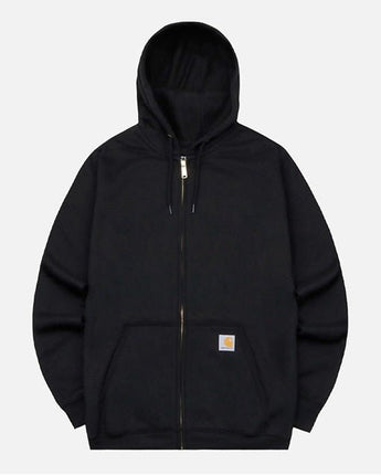 [CARHARTT] Loose Fit Midweight Full - Zip Hood Sweatshirt _ BLACK (K122-BLK) - コクモト KOCUMOTO