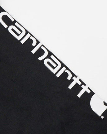 [CARHARTT] Loose Fit Midweight Logo Sleeve Graphic Hood Sweatshirt _ BLACK (K288-BLK) - コクモト KOCUMOTO