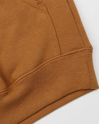 [CARHARTT] Loose Fit Midweight Logo Sleeve Graphic Hood Sweatshirt _ BROWN (K288-BRN) - コクモト KOCUMOTO