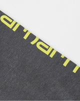 [CARHARTT] Loose Fit Midweight Logo Sleeve Graphic Hood Sweatshirt _ CHARCOAL (K288-026) - コクモト KOCUMOTO