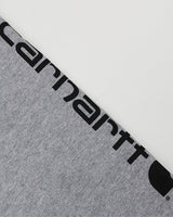 [CARHARTT] Loose Fit Midweight Logo Sleeve Graphic Hood Sweatshirt _ GRAY BLACK (K288-E20) - コクモト KOCUMOTO