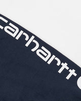 [CARHARTT] Loose Fit Midweight Logo Sleeve Graphic Hood Sweatshirt _ NAVY (K288-472) - コクモト KOCUMOTO