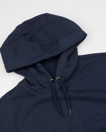 [CARHARTT] Loose Fit Midweight Logo Sleeve Graphic Hood Sweatshirt _ NAVY (K288-472) - コクモト KOCUMOTO