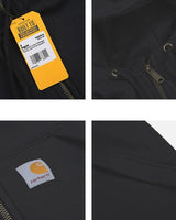 [CARHARTT] Rain Defender Midweight Thermal Full - Zip Hood Sweatshirt _ BLACK (104078-001) - コクモト KOCUMOTO