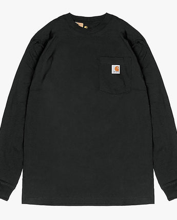 [CARHARTT] Workwear pocket long sleeve t-shirt _ BLACK (K126) - コクモト KOCUMOTO