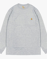 [CARHARTT] Workwear pocket long sleeve t-shirt _ GRAY (K126) - コクモト KOCUMOTO