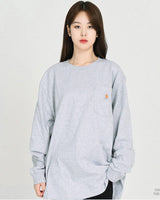 [CARHARTT] Workwear pocket long sleeve t-shirt _ GRAY (K126) - コクモト KOCUMOTO