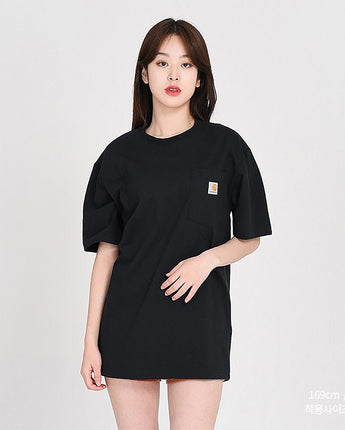 [CARHARTT] Workwear pocket short sleeve t-shirt _ BLACK (K87_A01) - コクモト KOCUMOTO