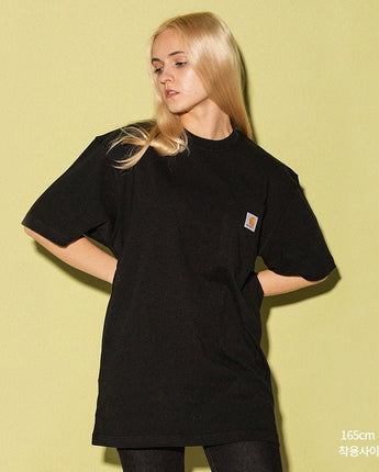 [CARHARTT] Workwear pocket short sleeve t-shirt _ BLACK (K87_A01) - コクモト KOCUMOTO