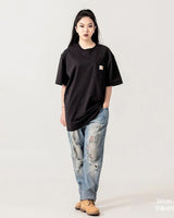 [CARHARTT] Workwear pocket short sleeve t-shirt _ BLACK (K87_A01) - コクモト KOCUMOTO