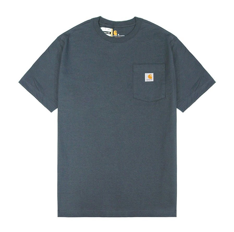 [CARHARTT] Workwear pocket short sleeve t-shirt _ BLUE STONE (K87_A04) - コクモト KOCUMOTO