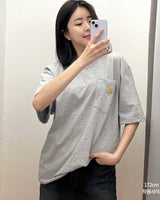 [CARHARTT] Workwear pocket short sleeve t-shirt _ HEATHER GRAY (K87_A07) - コクモト KOCUMOTO