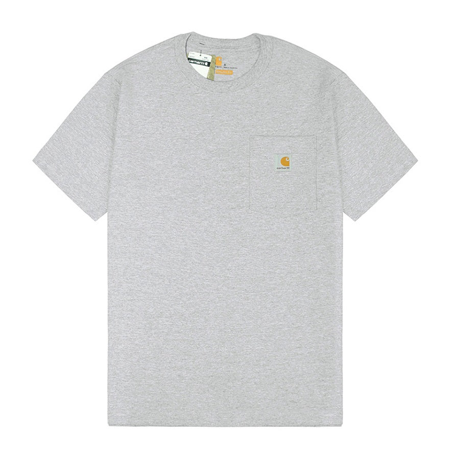 [CARHARTT] Workwear pocket short sleeve t-shirt _ HEATHER GRAY (K87_A07) - コクモト KOCUMOTO