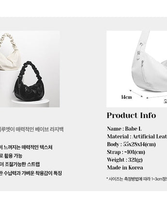 [CARLYN] [23SS] Babe L 4色 韓国人気 韓国ファッション 女性バッグ ショルダーバッグ クロスバック 大学生 ファッションバッグ - コクモト KOCUMOTO