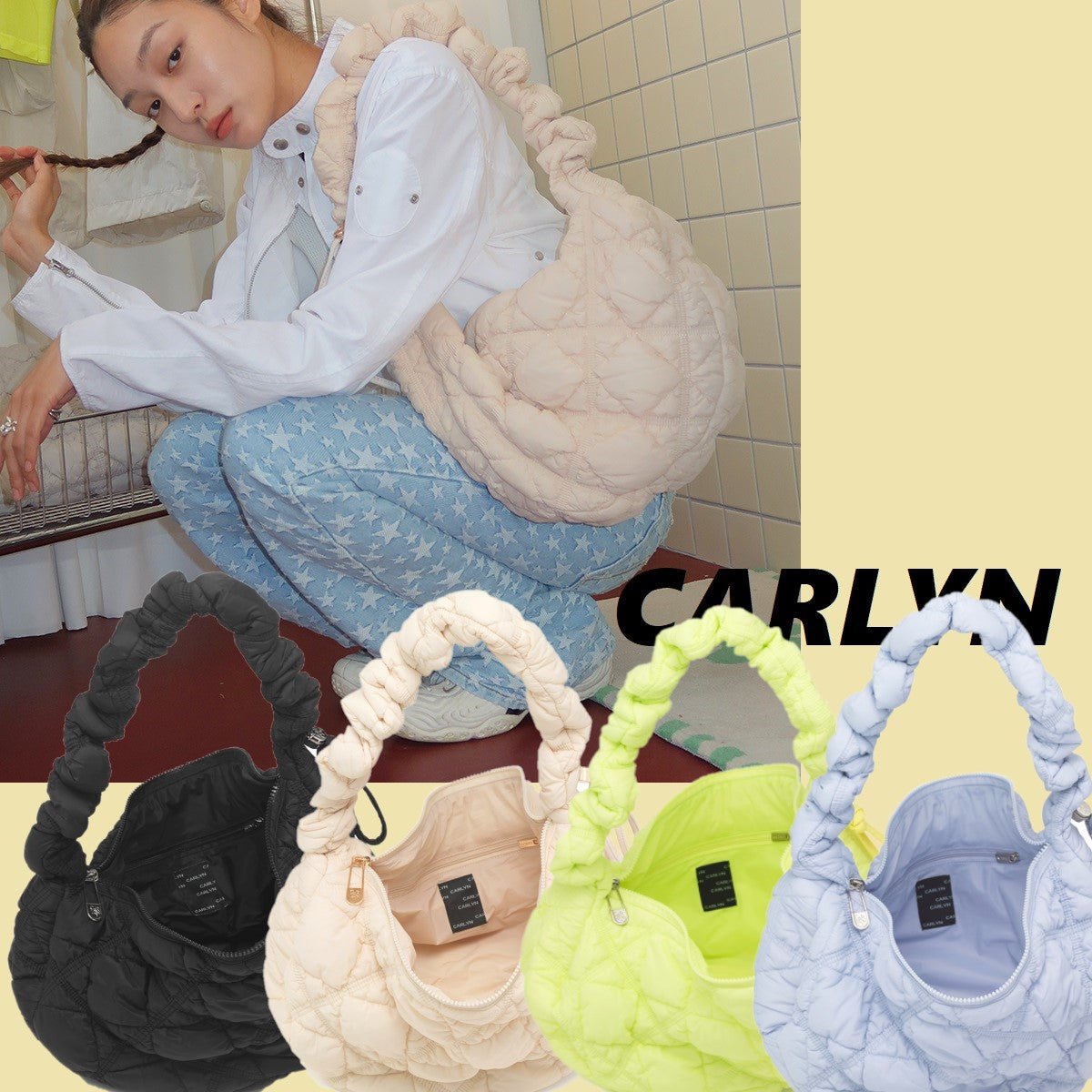 [CARLYN] [23SS] Cozy L 5色 韓国人気 韓国ファッション 女性バッグ ショルダーバッグ クロスバック 大学生 ファッションバッグ - コクモト KOCUMOTO