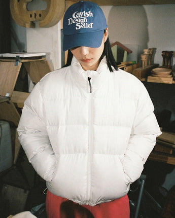 CAVISH] 23F/W DUCK DOWN PUFFER JACKET IVORY - コクモト KOCUMOTO