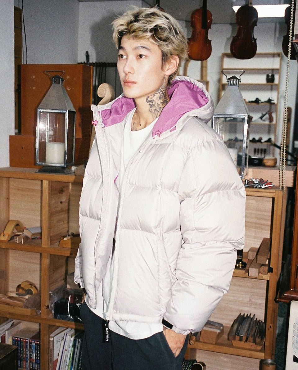 [CAVISH] 23F/W HOODED DUCK DOWN JACKET ASH - コクモト KOCUMOTO