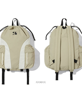 [CODE GRAPHY] WAVE logo Nylon Casual Backpack 3色 新商品 新学期 ストリートファッション - コクモト KOCUMOTO