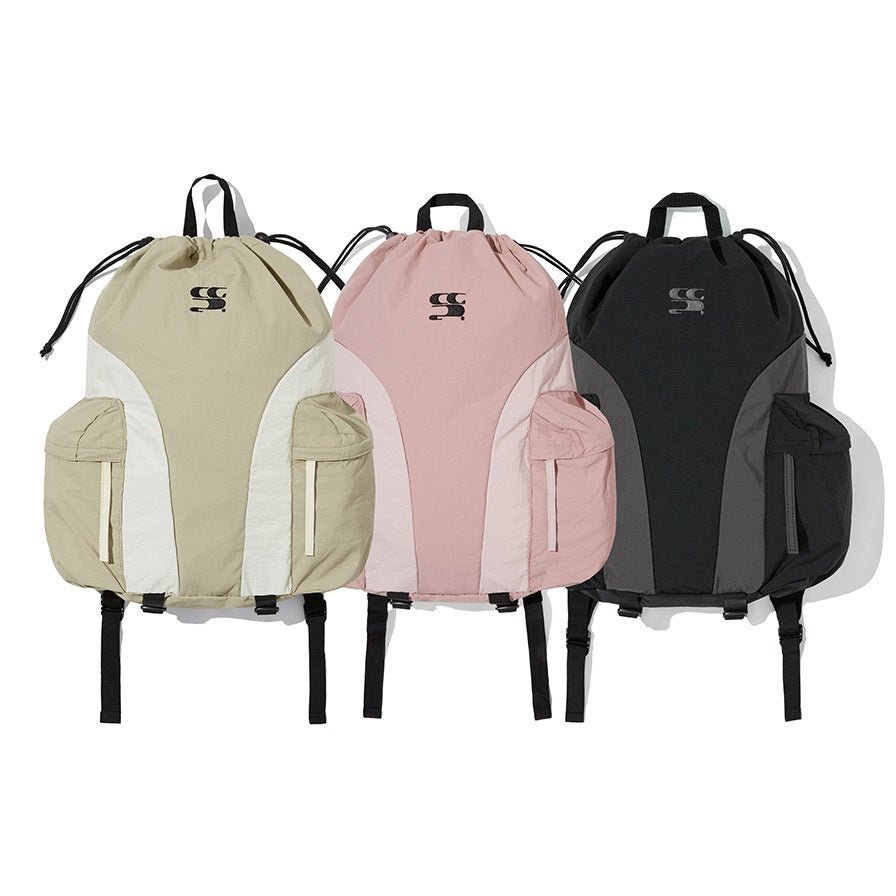 [CODE GRAPHY] WAVE logo Nylon Casual Backpack 3色 新商品 新学期 ストリートファッション - コクモト KOCUMOTO