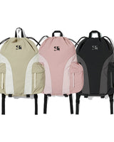 [CODE GRAPHY] WAVE logo Nylon Casual Backpack 3色 新商品 新学期 ストリートファッション - コクモト KOCUMOTO