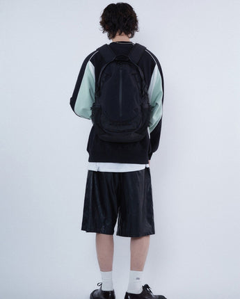 [CODE GRAPHY] WAVE logo symbol utility backpack 2色 新商品 新学期 ストリートファッション - コクモト KOCUMOTO