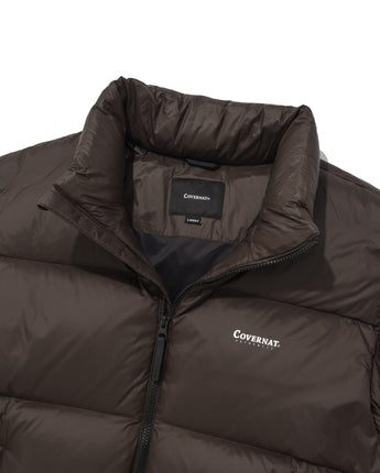 [COVERNAT] 23S/S RDS CIVIC DOWN JACKET SHORT PUFFER BROWN - コクモト KOCUMOTO