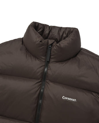 [COVERNAT] 23S/S RDS CIVIC DOWN JACKET SHORT PUFFER BROWN - コクモト KOCUMOTO