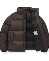 [COVERNAT] 23S/S RDS CIVIC DOWN JACKET SHORT PUFFER BROWN - コクモト KOCUMOTO