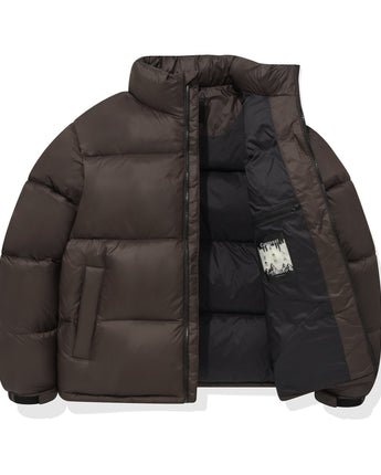 [COVERNAT] 23S/S RDS CIVIC DOWN JACKET SHORT PUFFER BROWN - コクモト KOCUMOTO