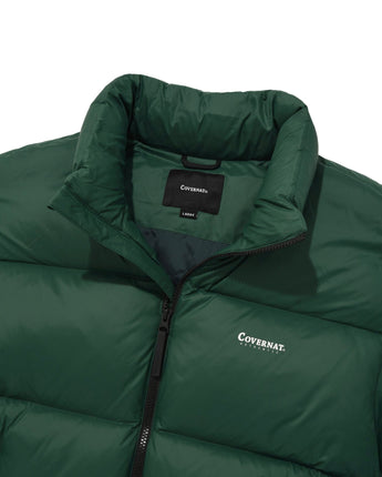 [COVERNAT] 23S/S RDS CIVIC DOWN JACKET SHORT PUFFER GREEN - コクモト KOCUMOTO