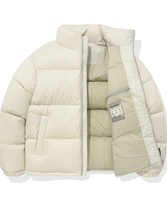 [COVERNAT] 23S/S RDS CIVIC DOWN JACKET SHORT PUFFER IVORY - コクモト KOCUMOTO