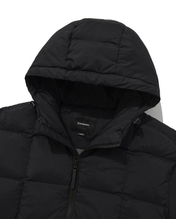 [COVERNAT] 23S/S RDS COVERLITE HOODED DOWN JACKET BLACK - コクモト KOCUMOTO