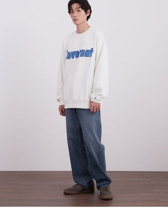 [COVERNAT] COMFORT LOGO SWEATSHIRT 3色 韓国ファッション カップルアイテム - コクモト KOCUMOTO