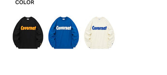 [COVERNAT] COMFORT LOGO SWEATSHIRT 3色 韓国ファッション カップルアイテム - コクモト KOCUMOTO