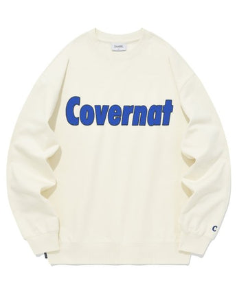 [COVERNAT] COMFORT LOGO SWEATSHIRT 3色 韓国ファッション カップルアイテム - コクモト KOCUMOTO