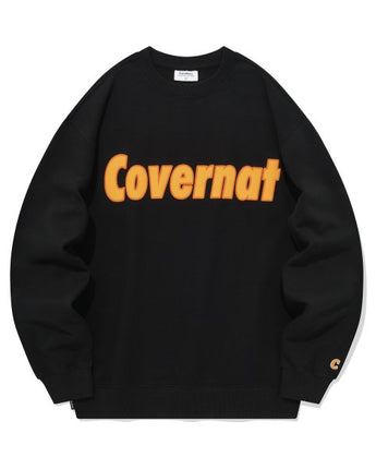 [COVERNAT] COMFORT LOGO SWEATSHIRT 3色 韓国ファッション カップルアイテム - コクモト KOCUMOTO