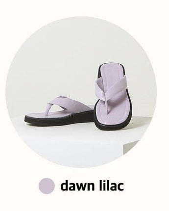 [DAPHNE] Square Toe Platform Slide/flip flops 4色 デイリー 女性の靴 - コクモト KOCUMOTO