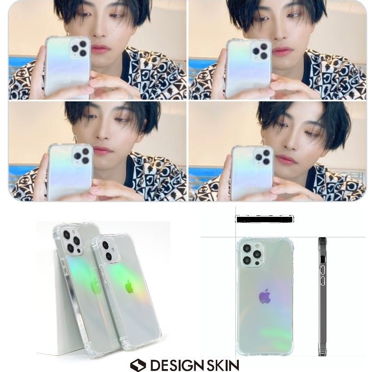 [DESIGN SKIN] [ATEEZ ソンファ] 使用 IPhone Phoenix Pro Hologram Clear Case / iPhone前機種 - コクモト KOCUMOTO