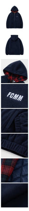 [FCMM] Classic Check Big Logo Fleece Jumper 男女共用 - コクモト KOCUMOTO