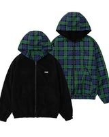 [FCMM] Classic Check Reversible Fleece Jumper 男女共用 - コクモト KOCUMOTO