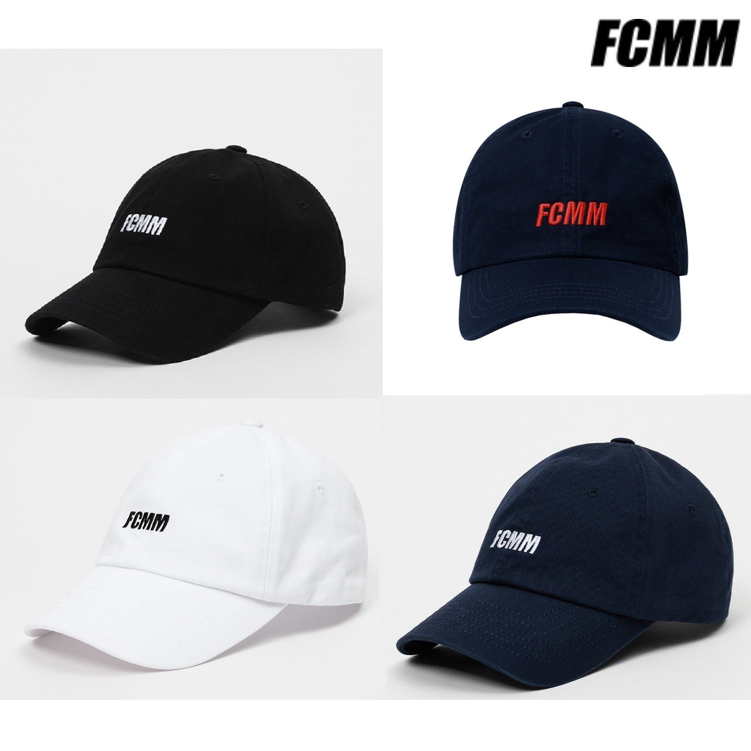 [FCMM] Club Washed Ball Cap 4色 男女共用 - コクモト KOCUMOTO