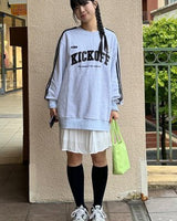 [FCMM x TREASURE] Football Retro Kick Off Sweatshirt 2色 男女共用 - コクモト KOCUMOTO