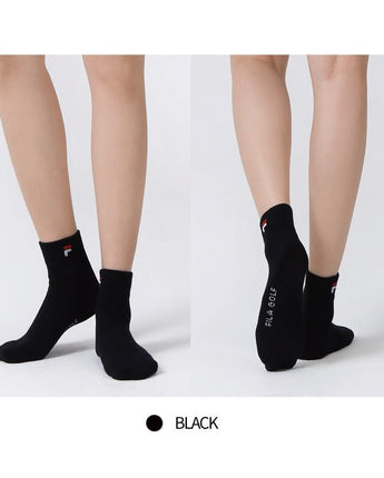 [FILA] Basic Double Cushion socks 3色 [5PACK] ショート 靴下 韓国人気 男女共用 ファッションソックス セット商品 贈り物 学生ソックス ソックスセット ギフトセット - コクモト KOCUMOTO