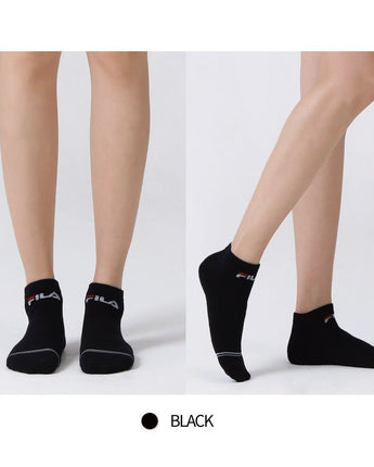 [FILA] Front line sneakers socks 3色 [5PACK] ショート 靴下 韓国人気 男女共用 ファッションソックス セット商品 贈り物 学生ソックス ソックスセット ギフトセット - コクモト KOCUMOTO