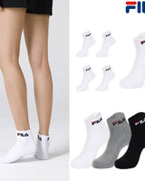 [FILA] Signature ankle socks 3色 [5PACK] 韓国人気 男女共用 ファッションソックス セット商品 贈り物 学生ソックス ソックスセット ギフトセット - コクモト KOCUMOTO